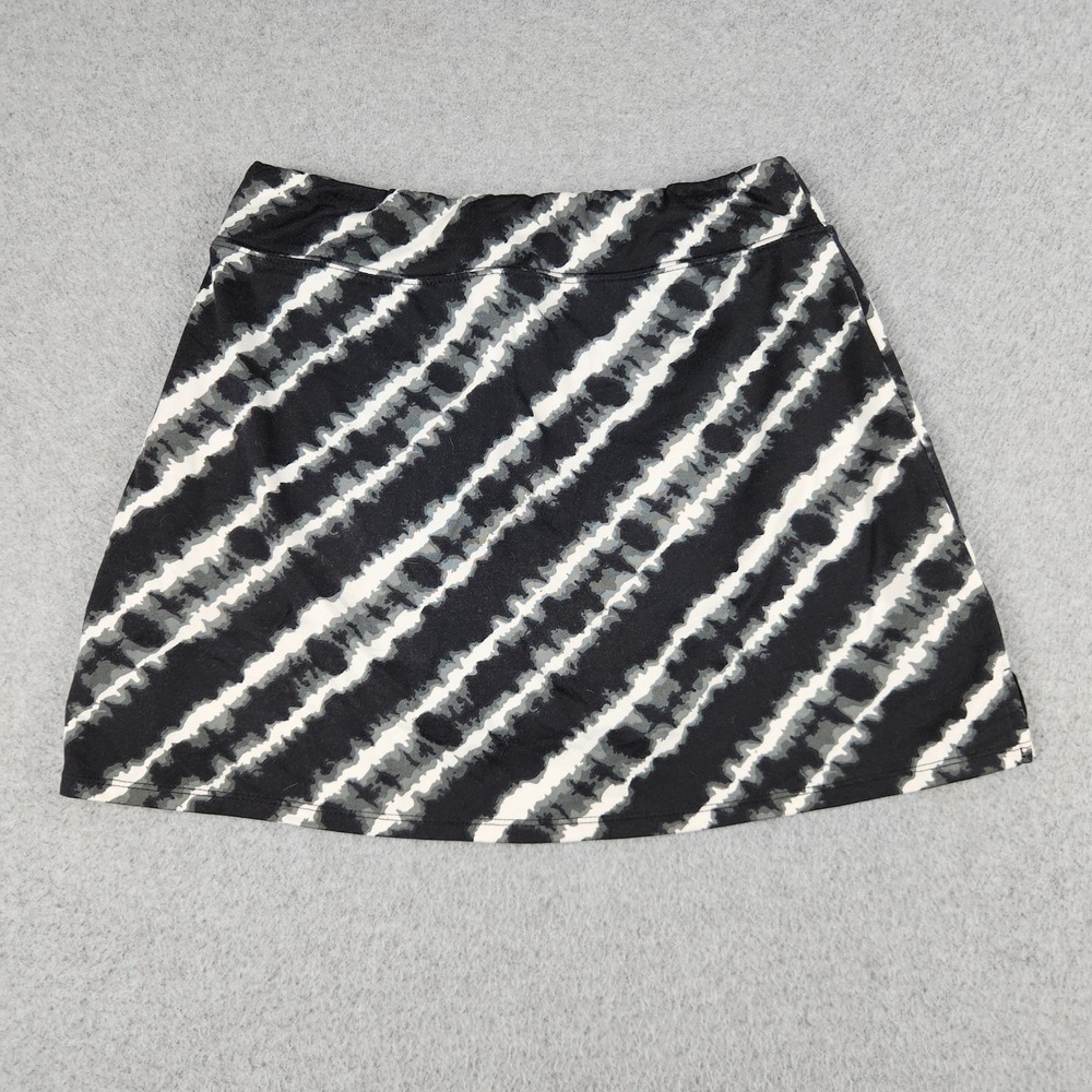 Lola by AFG Athletic Skort Womens Small Black White Stretchy Tennis High Waist - Picture 3 of 6
